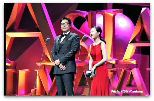 Presenters at the 9th Asian Film Awards Ceremony Presenters at the 9th Asian Film Awards Ceremony