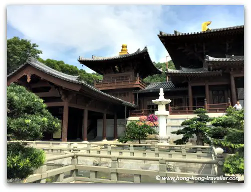 Temple Halls at the Chi Lin Nunnery Temple Halls at the Chi Lin Nunnery