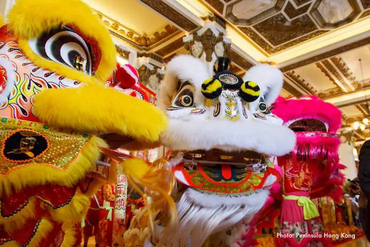 Lion Dances at the Peninsula Hong Kong Lion Dances at the Peninsula Hong Kong