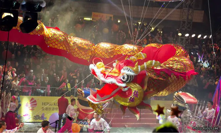 Chinese New Year Parade Dragon Float Chinese New Year Parade Dragon Float