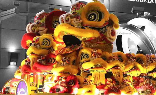 Hong Kong Chinese New Year Lions Hong Kong Chinese New Year Lions