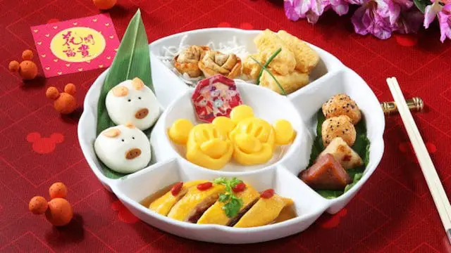 Mickey and Minnie DimSum and other CNY Foods at Disneyland Mickey and Minnie DimSum and other CNY Foods at Disneyland