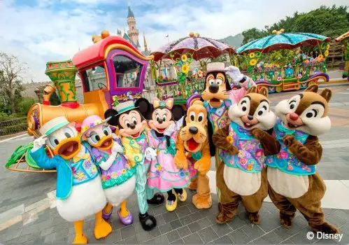 Disney Land Hong Kong Springtime Carnival Mickey and Friends Mickey and Friends at Disneyland Hong Kong's Springtime Carnival