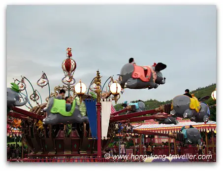 Fantasyland Dumbo ride Fantasyland Dumbo Ride