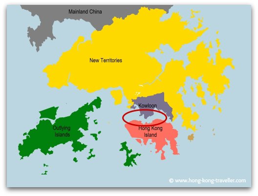 Hong Kong Main Areas: Hong Kong Island, Kowloon, New Territories and Outlying Islands Hong Kong Main Areas: Hong Kong Island, Kowloon, New Territories and Outlying Islands