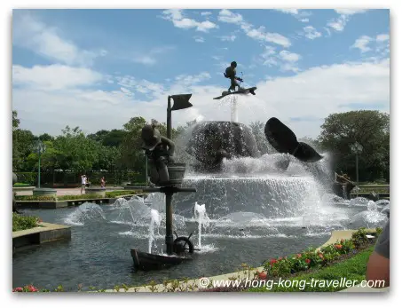 Main Entrance at Hong Kong Disneyland Main Entrance at Hong Kong Disneyland