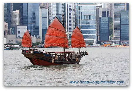 Victoria Harbour Cruise - Hong Kong Junk Victoria Harbour Cruise - Sampan Ride