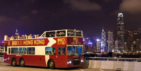 Night Bus Tour takes in the fantastic city lights and Symphony of lights Show Night Bus Tour takes in the fantastic city lights and Symphony of lights Show