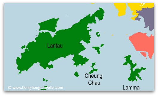 Hong Kong Outlying Islands Map Hong Kong Outlying Islands Map