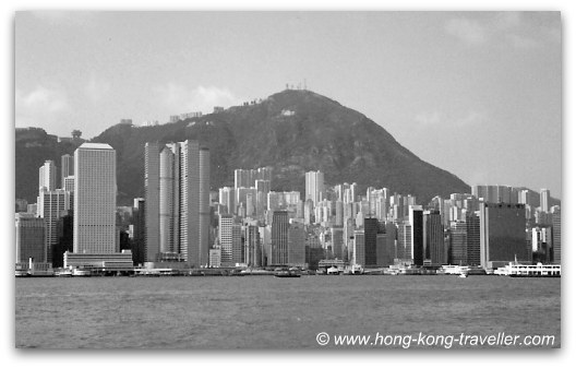 Hong Kong Skyline in the 80s Hong Kong Skyline in the 80's