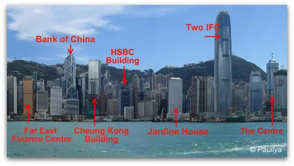 Hong Kong Skyline Central Hong Kong Skyline Central