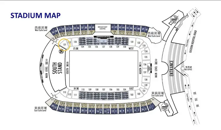 Rugby Sevens HK Stadium Seating Chart Rugby Sevens HK Stadium Seating Chart