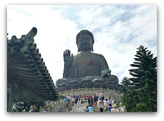 Tian Tan Big Buddha at the Ngong Ping Plateau Tian Tan Big Buddha at the Ngong Ping Plateau