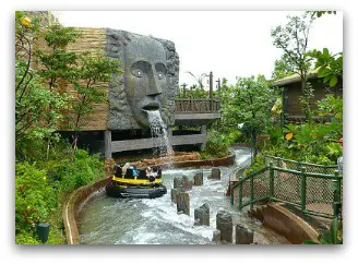 Rainforest Water Ride at Ocean Park Rainforest water ride at Ocean Park
