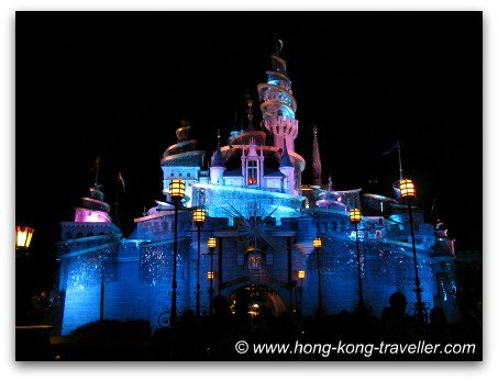 Sleeping Beauty Castle - night Sleeping Beauty Castle - night