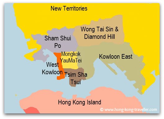 Kowloon Area Map and Neighborhoods Geography of Hong Kong Kowloon Peninsula: Neighborhoods