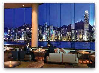 Victoria Harbour from Intercontinental Victoria Harbour from Intercontinental