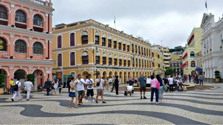 Largo do Senado Square Largo do Senado in Macau
