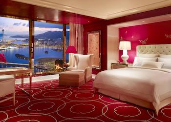 Bay and Macau Tower Views from Wynn Macau Suite Bay and Macau Tower Views from Wynn Macau Suite