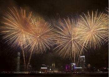 HK October 1st National Day Hong Kong October 1st National Day