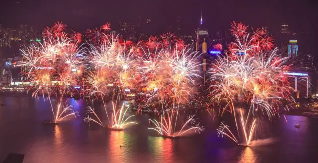 National Day Fireworks on October 1st National Day Fireworks on October 1st