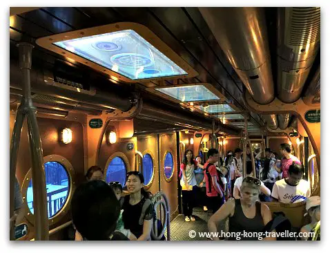 Ocean Express Tram Interior Ocean Express Tram Interior