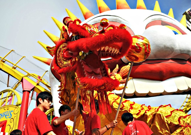 Chinese New Year Dragon Parade at Ocean Park Chinese New Year Dragon Parade at Ocean Park