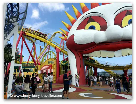 Ocean Park Roller Coasters at the Summit: Hair Raiser Ocean Park Roller Coasters at the Summit: Hair Raiser