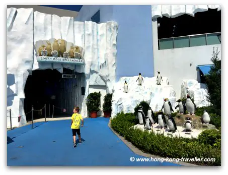 Ocean Park South Pole Spectacular Ocean Park South Pole Spectacular, this is where the Penguins are!