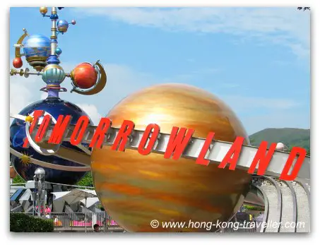 Tomorrowland at Hong Kong Disneyland Tomorrowland at Hong Kong Disneyland